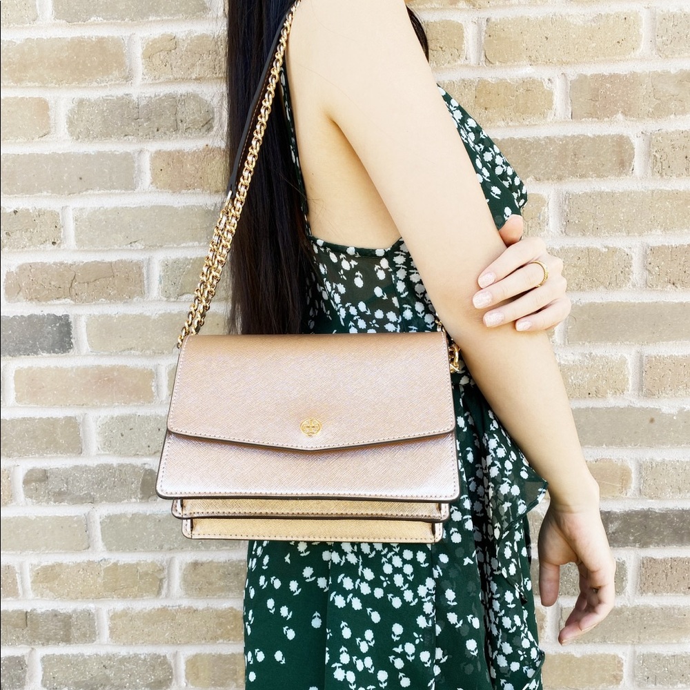 Tory Burch Rose Gold Chain shoulder bag SALE‼️‼️ - Picture 1 of 8